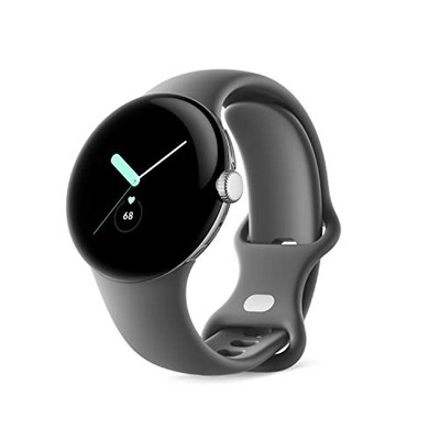 Google Pixel Watch with Fitbit Activity Tracking, GQF4C - Steel Charcoal