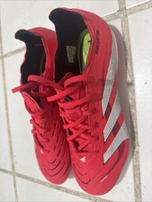 adidas Predator Elite FG Men's Football Boots Red Size 11.5 - Barely Used