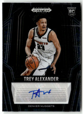 Panini Prizm Black 2024-25 NBA No. RS-ALX Trey Alexander Rookie Auto