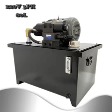 220V 3PH Small-Scale Quantitative Blade Hydraulic Station 80L Hydraulic Pump
