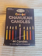 RITE LITE Chanukah Candles Multicolour, 44 CT