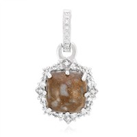 Cavill AnhäNger 7,62Ct Quarz 925 Silber WeißEr Topas Damen Echtschmuck