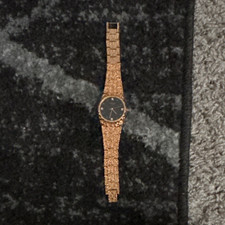 Gruen Precision Gold Tone Quartz Wristwatch B...