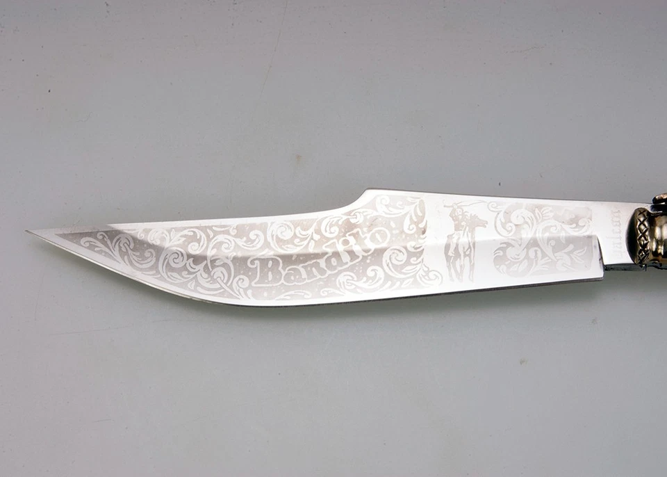 Vintage eXposito Handmade Spanish Navaja Bandito Corsica Knife - Image 4 of 4