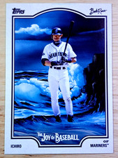 Ichiro Suzuki 🌊 2025 Topps X Bob Ross - The Joy of Baseball - Mariners