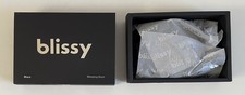 BLISSY Black 100 Pure Mulberry Silk Sleeping Mask NIB