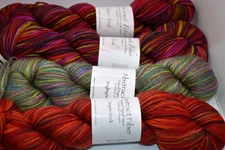 Abstract Fiber Super/Mighty Sock Yarn 4 Skeins Superwash Merino Wool Tencel