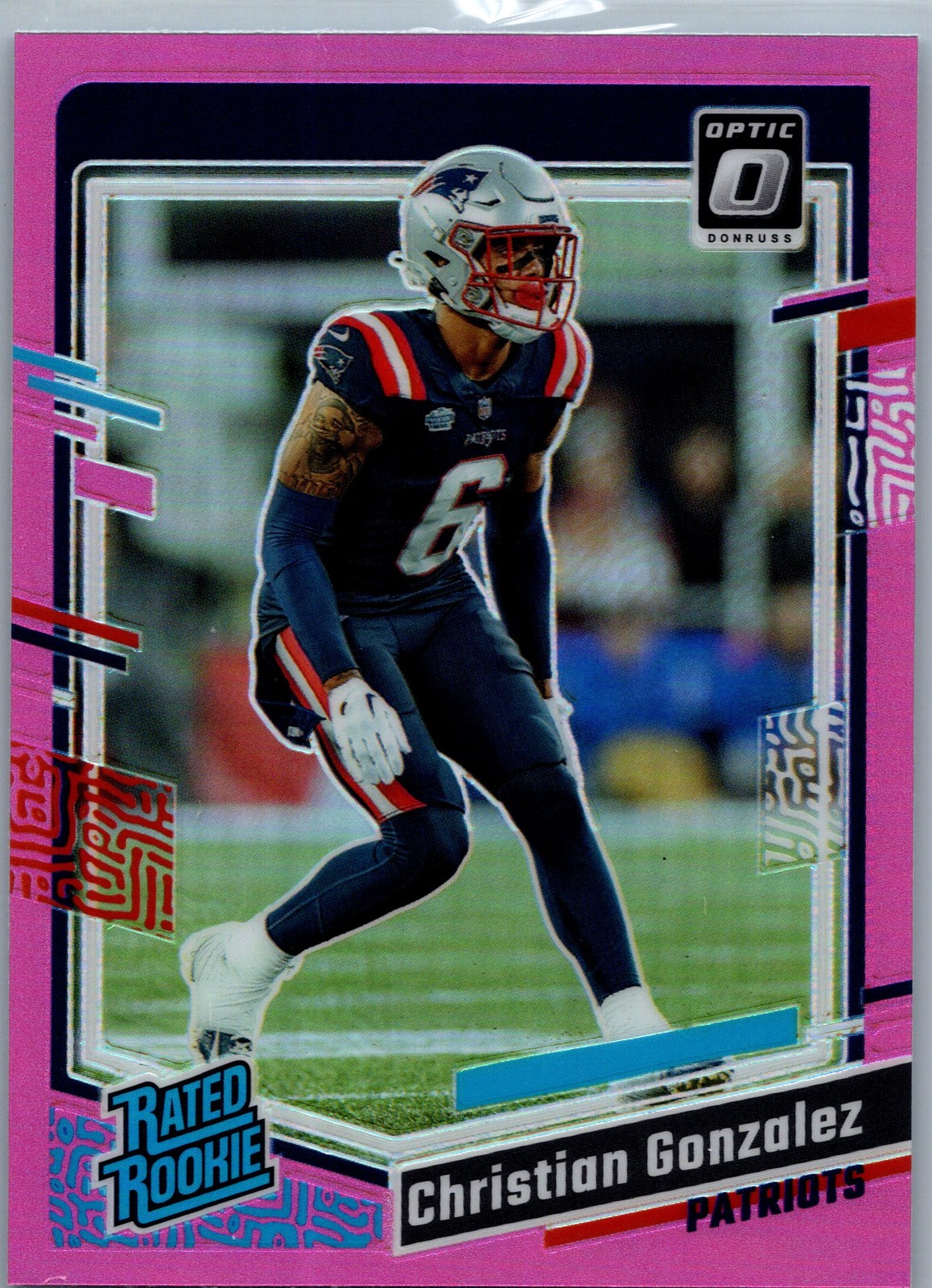 2023 Donruss Optic #274 Christian Gonzalez Pink