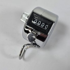 Sportline Hand Tally Counter Handheld Manual Mechanical 4 Digit Lap Clicker