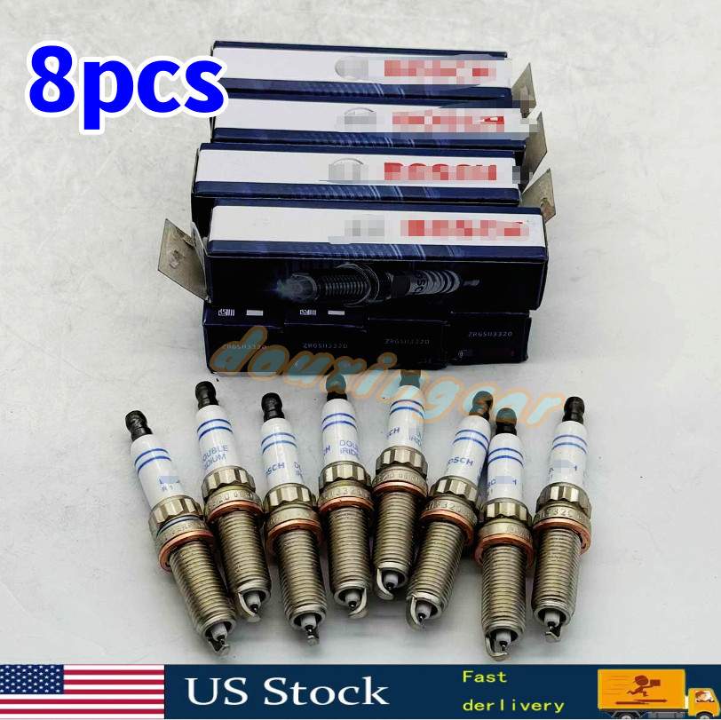 8Pcs A0041598103 ZR6SII3320 Double Iridium Spark Plugs For Mercedes Benz GLE350