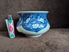CHINESE PORCELAIN KANGXI STYLE BLUE & WHITE 'GUI' OR CENSER