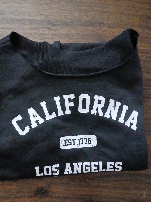 Long Sleeve Sweater CALIFORNIA size Medium Shein