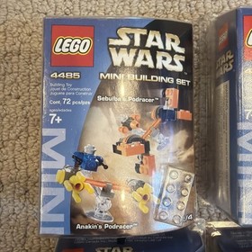 NEW IN BOX!! Lego 4489 4491 4485 4484 Star Wars MTT AT-AT X wing Sebulba podrace