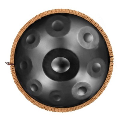 Handpan Drum 18 in 9 Notes G Minor Steel Hand Drum with Mallets for Adult Gift