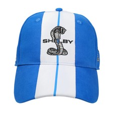 Shelby Cobra Official Blue with White Stripes Hat