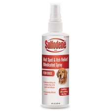 Sulfodene Hot Spot  Itch Relief Medicated Spray for Dog 8oz 8 oz, White