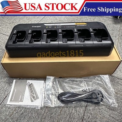 PMLN6588A Multi-Unit Charger For Motorola DEP450 DP1400 XIR P3688 DP4800 Radio