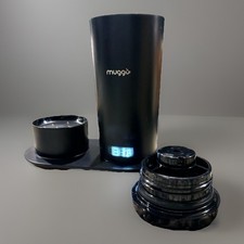 Muggo Black Self-Heating 12oz Rechargeable LE...
