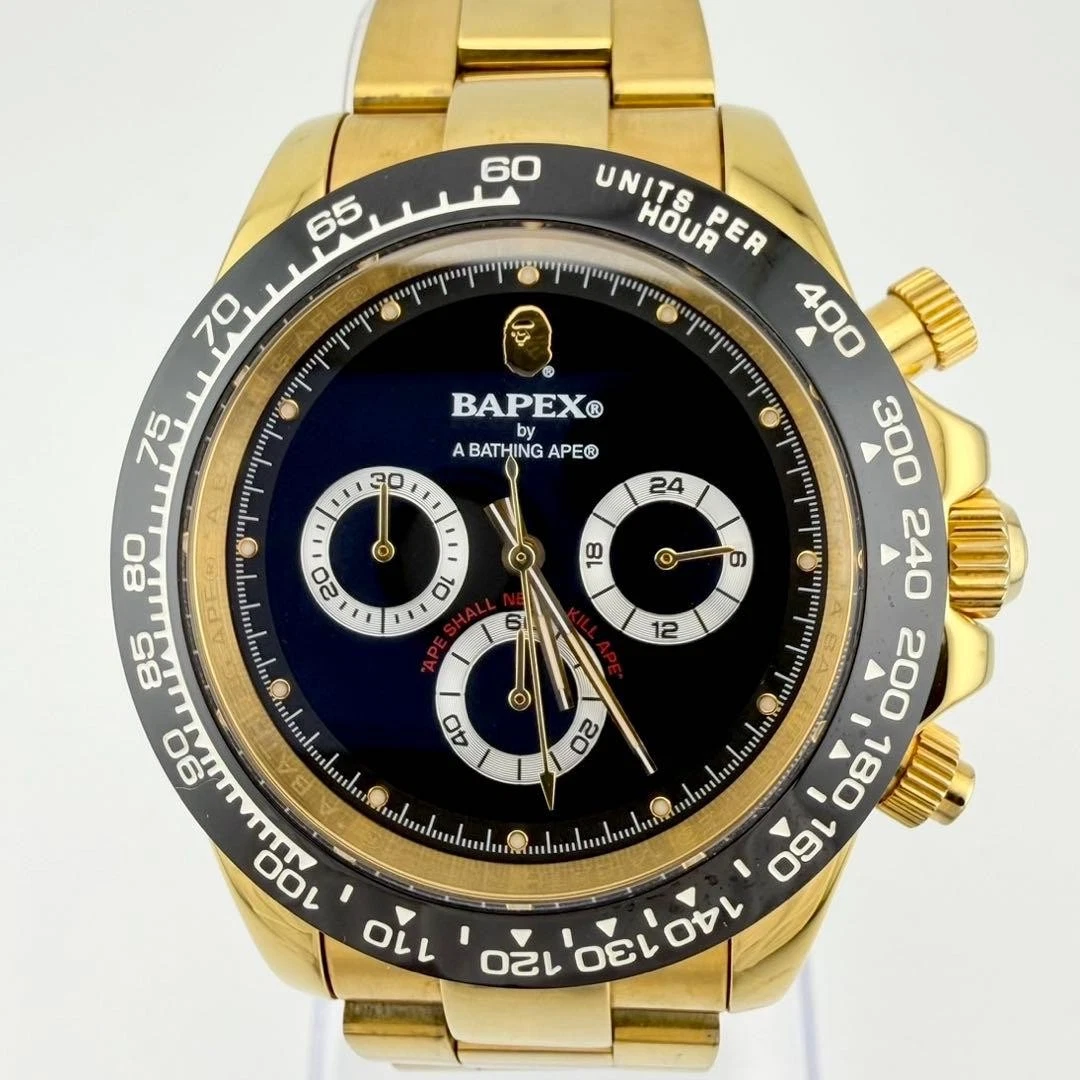 A BATHING APE Bapex Big Face 自動巻き A BATHING APE Bapex Big Face 自動巻き - メルカリ