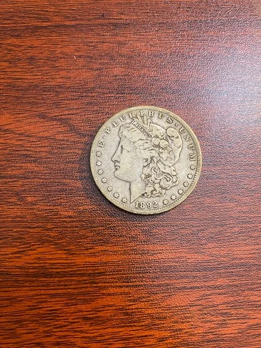 1892-S Morgan Silver Dollar F Fine Key Date Better Date Raw - Lot #13