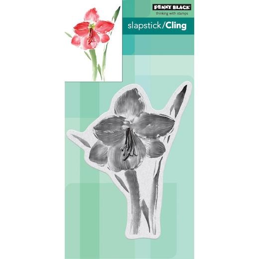 Penny Black Cling Rubber Stamp - Amaryllis 40-577