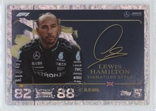 2024 Topps F1 Turbo Attax Signature Style Lewis Hamilton #24 0n2t