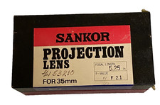 Sankor 5.25" or 131.25mm F2.1 35mm Projector Lens Diameter Barrel 70.6mm NIB