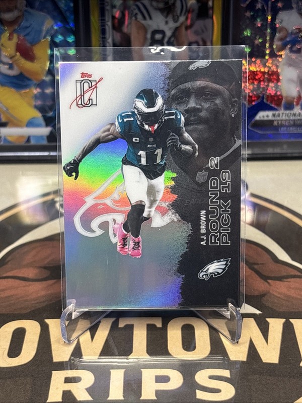 2025 Topps Signature Class- A.J. Brown #33, Chrome Refractor