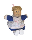 1986 Cabbage Patch Kids, Talking, Blonde Curly, Blue Eyes, Blue Dress