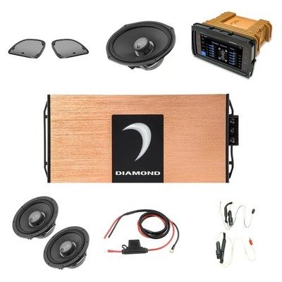 Diamond Audio DA1423RGSP3R - Ultimate Premium Amp, speakers, Receiver package