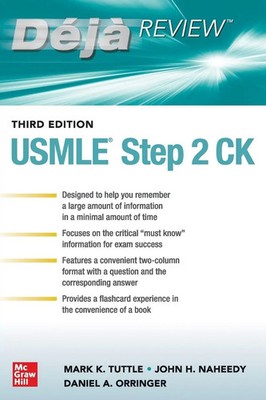 Deja Review USMLE Step 2 CK, Third Edition Mark Tuttle (u. a.) Taschenbuch 2021