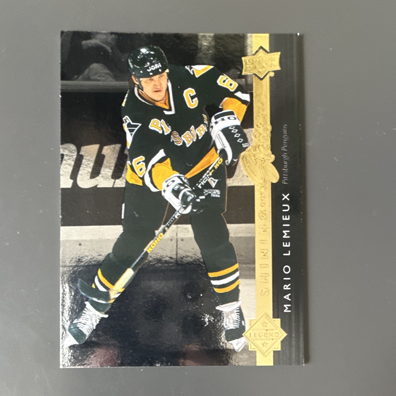 Upper Deck 2014-15 Series 1 Shining Stars Mario Lemieux Penguins #SS-50