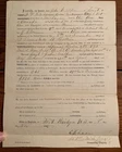 1st Michigan Cavalry Civil War Document John Walker Fort Bridger Utah Territory