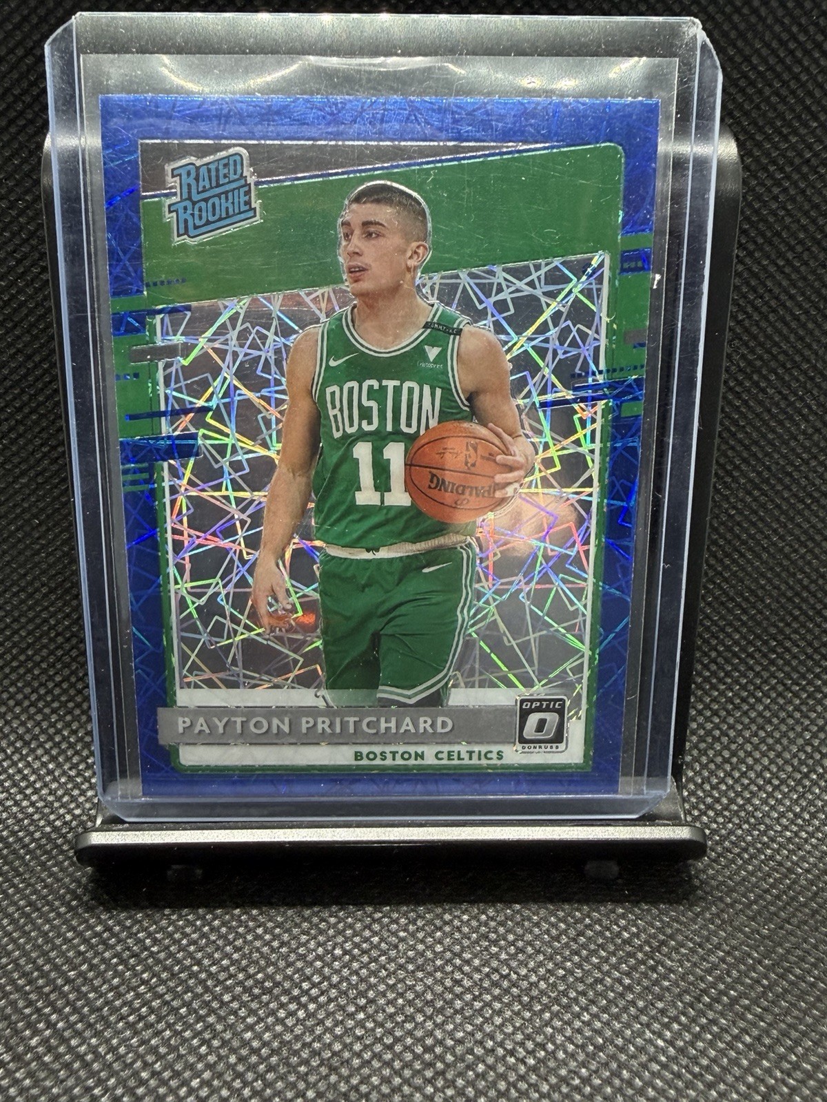 2020-21 Panini Donruss Optic - Rated Rookie Payton Pritchard #176 Blue Velocity 