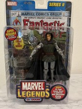 2002 Marvel Legends Series 2 II Dr. Doom Doombot Variant w Comic Book SEALED