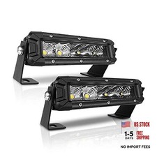 LED Light Bar 6 Inch 60W Single Row Flood Spot Beam Combo 6in led light bar
