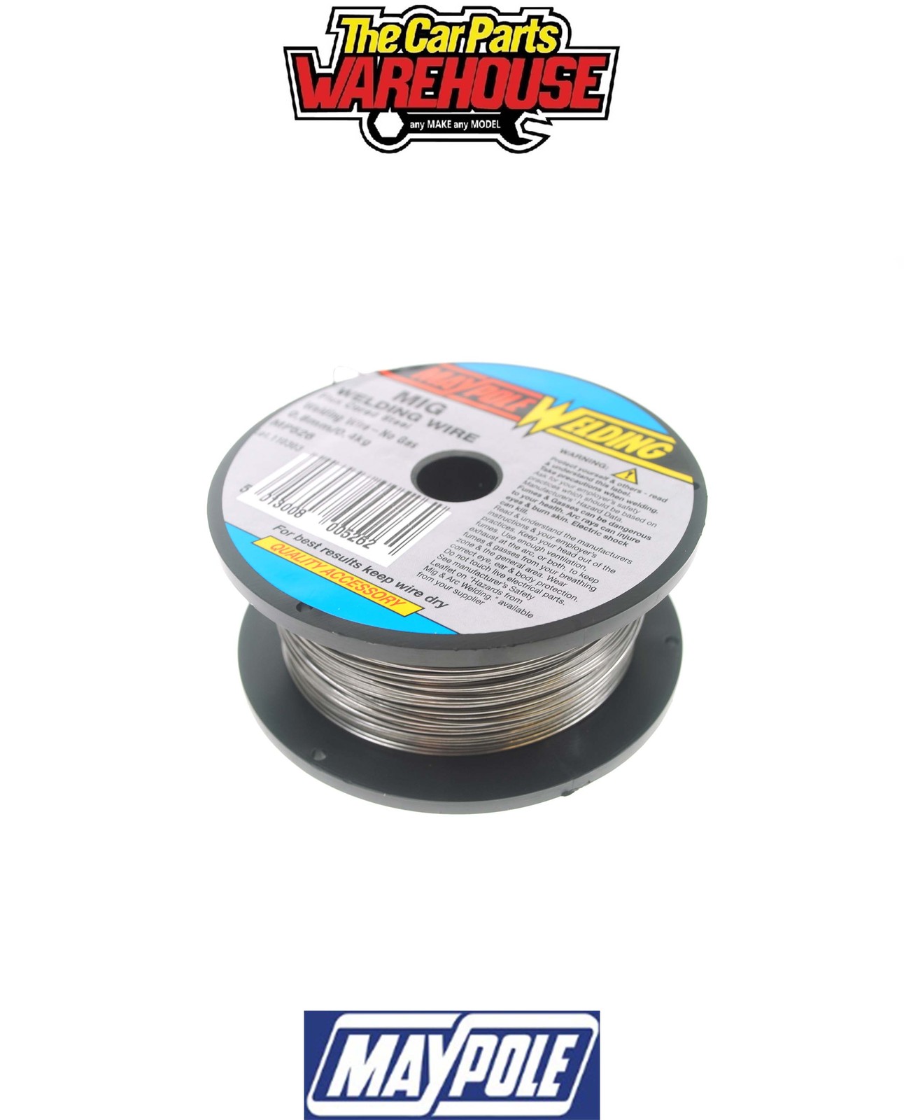 Maypole 526 0.8mm Flux Corded Wire 0.4Kg Spool