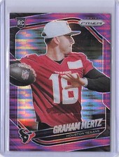 2025 Panini Prizm #392 Graham Mertz Purple Pulsar