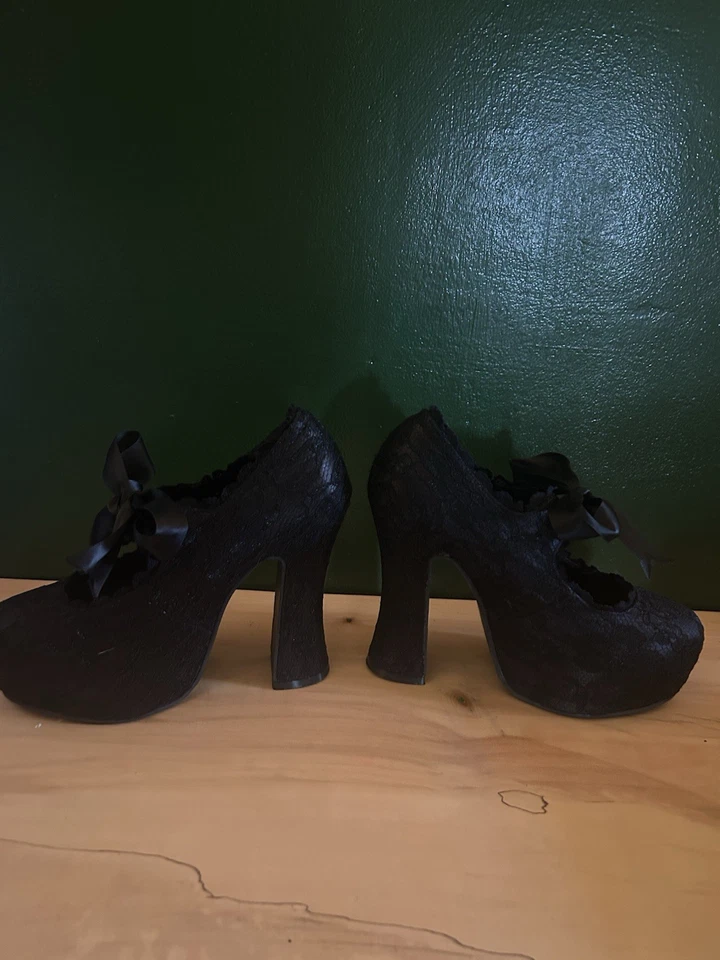 Tacones de encaje Demonia Demonia talla 7 Foto 4 de 4