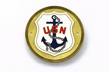 US Navy Service Medallion Walking Staff Medallion