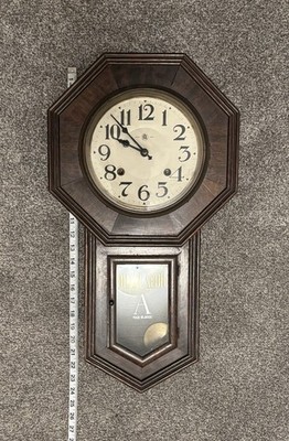 REGULATOR Aichi Tokei Denki K.K. 8 Day-Spring Wall Clock Early