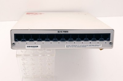 Asanté 10T B Ethernet Hub 12-Port RJ-45 + BNC AUI Network Hub