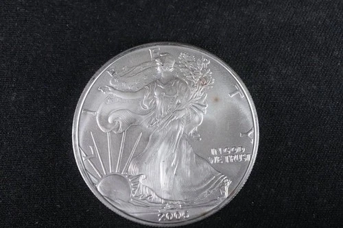 NobleSpirit GEM BU 2006 American SILVER Eagle .999 1oz