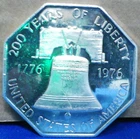 200 Years Of Liberty 1 oz .999 fine silver round commemorating  US Bicentennial