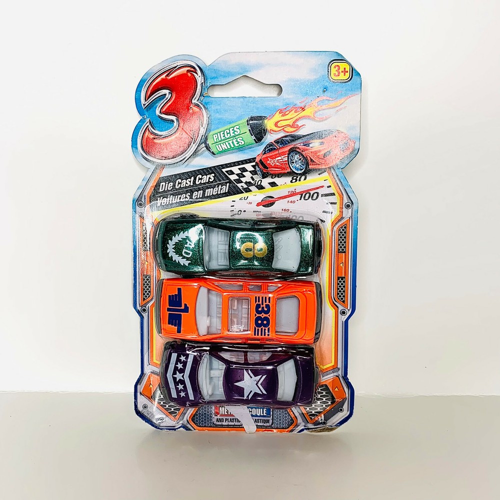 Pack of 3 Die Cast Cars 1/64 Scale