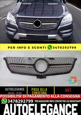 💥BLACK DIAMOND KÜHLERGRILL, GEEIGNET FÜR Mercedes Benz ML W166 11-14💥