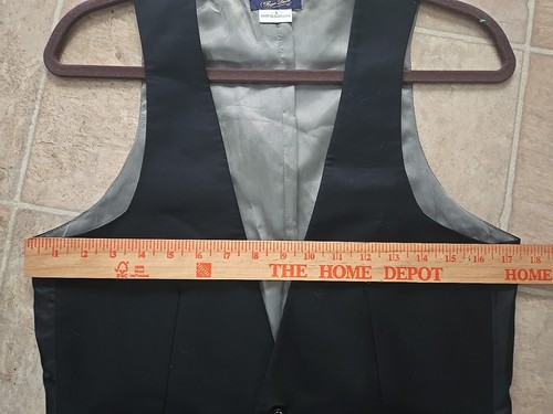 Roger David Black Formal Vest - Picture 7 of 10