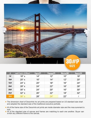 Stunning 36x24 Golden Gate Bridge Giclee Print - Perfect for Home Decor - Picture 8 of 9