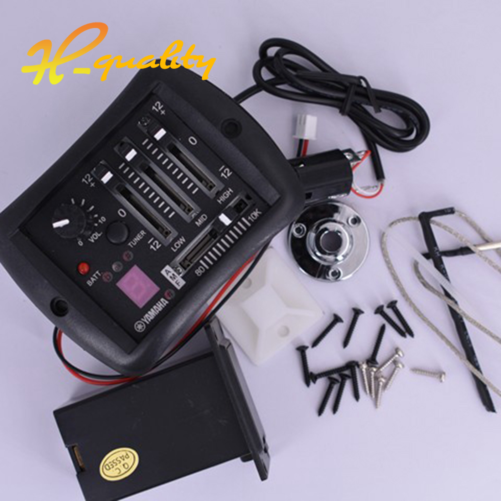 For Yamaha Acoustic Guitar Pickups 3Bands Equalizer Tuner Preamp Piezo