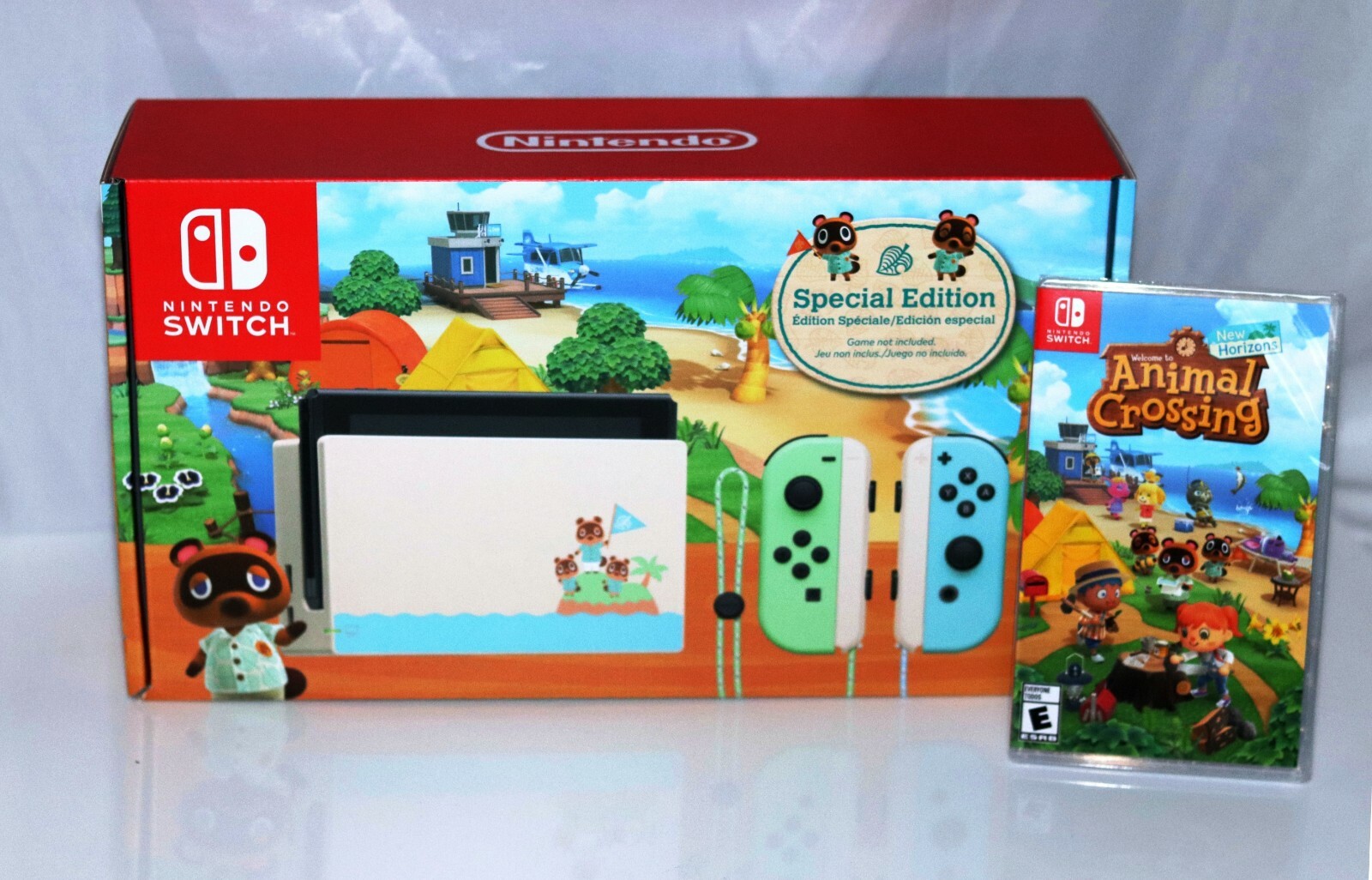 Nintendo Switch Animal Crossing: New Horizons Limited Edition Konsole mit  SPIEL! | eBay